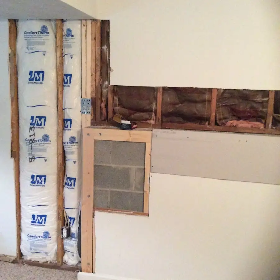 Wall insulation replacement during Odor Removal & Deodorization in Doolittle